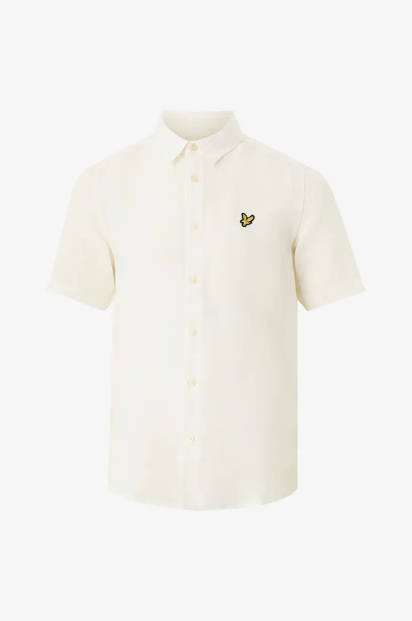 Lyle & Scott Skjorte SS Woven - Hvit