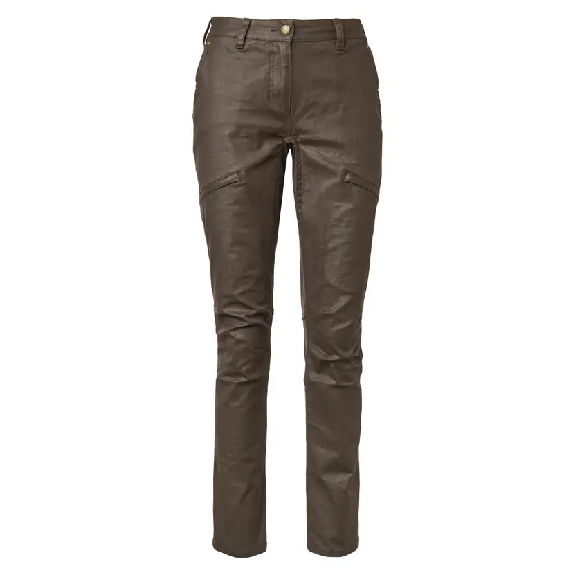Chevalier Chevalier Women's Vintage Pants Leather Brown