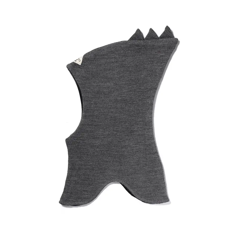 Racing Kids Racing Kids Dino Ull Balaclava Grey Melange