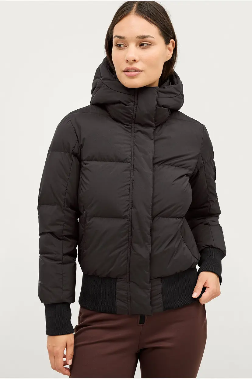Áhkká Skijakke Gold Down Ski Rib Jacket - Svart