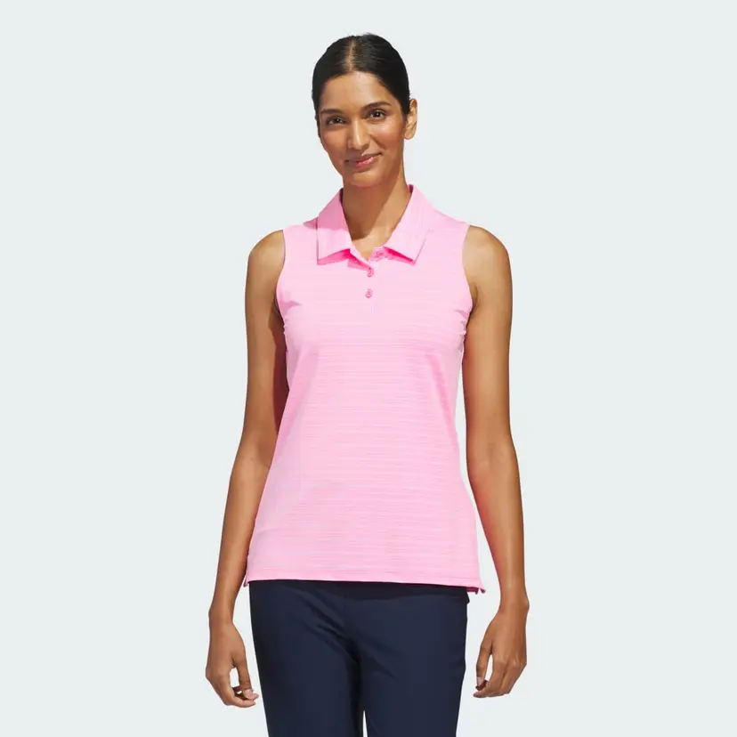 Adidas ULTIMATE365 JACQUARD SLEEVELESS POLO Skjorte