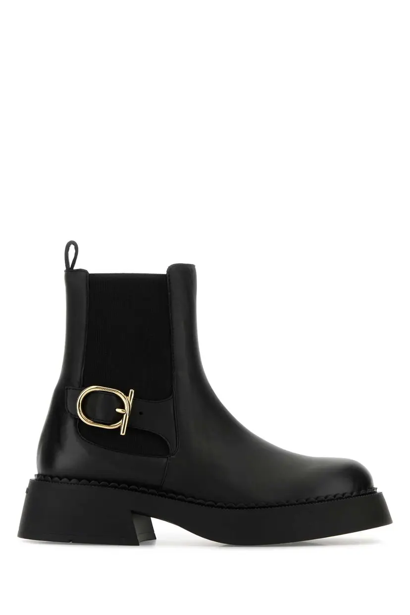 Ferragamo Ferragamo Chelsea boots – Svart