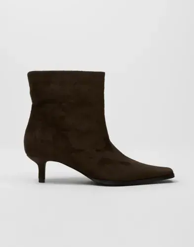 Nelly Nelly - Brun - Squaretoe Soft Ankel Boot