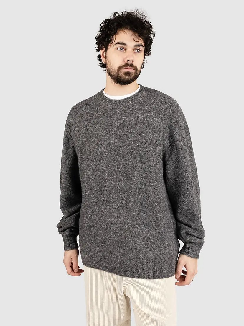 Carhartt Wip Carhartt WIP Curtis Strikket genser grå