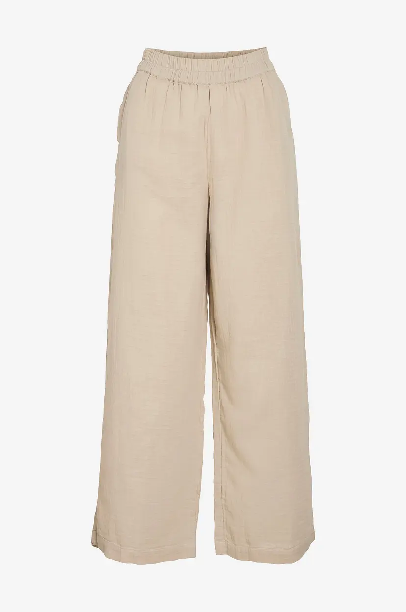 Vila Bukser viLania HW Wide Pants - Beige