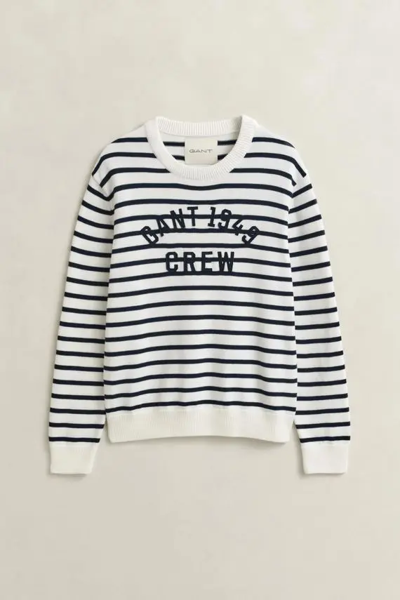 Gant BRETON STRIPE GRAPHIC C-NECK