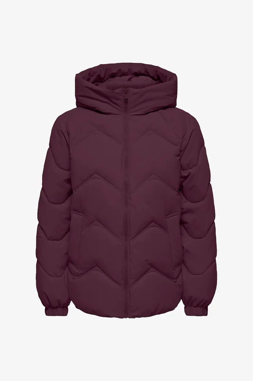 JDY Jakke jdyPower Short Hood Puffer Otw Hab - Rød