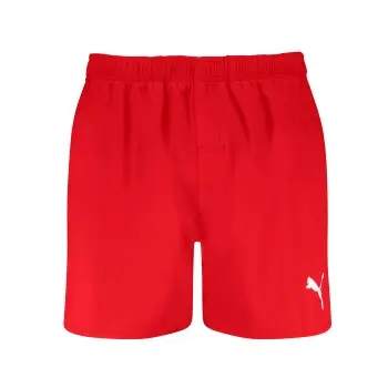 Puma Puma Badebukser Mid Length Swim Shorts Rød polyester XX-Large Herre