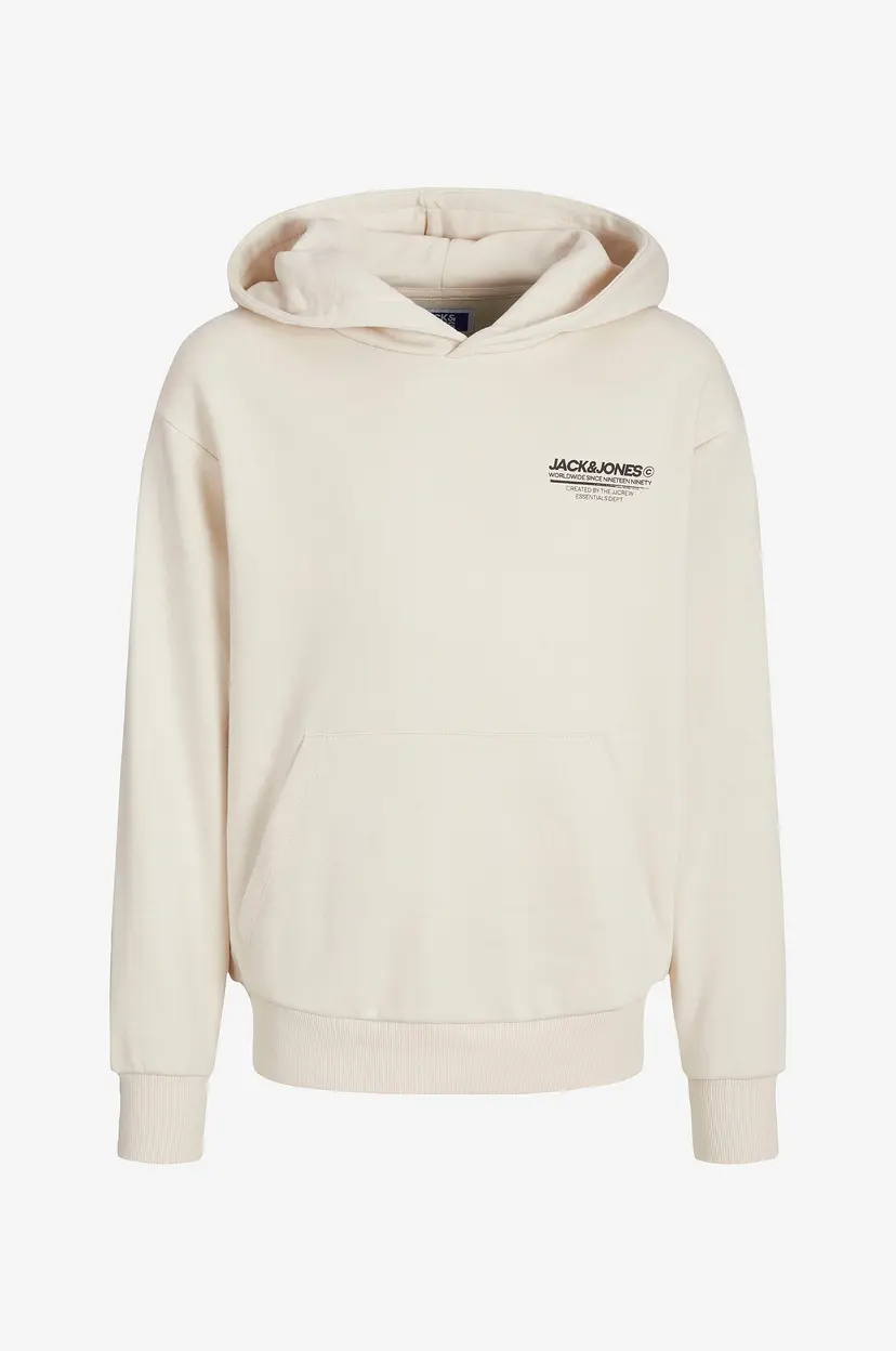 Jack & Jones Junior Hettegenser jjOlive Sweat Hood Jnr - Beige