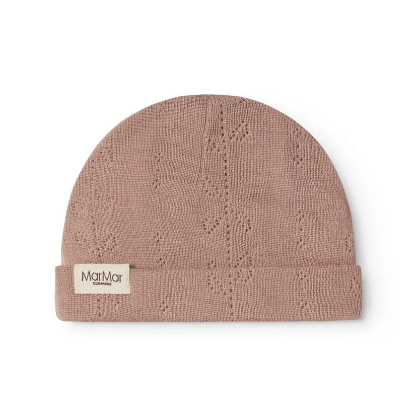 Marmar Copenhagen MarMar - Babylue i Ull Aiko Pointelle Burnt Rose