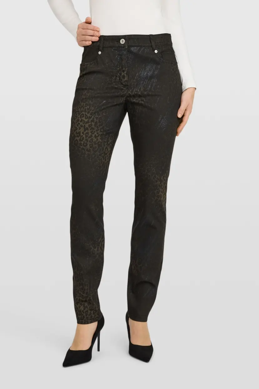 Robell ROBELL EVE TROUSERS CHARCOAL GREY