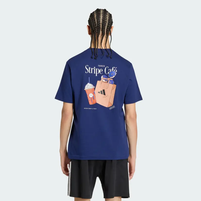 Adidas COFFEE CAFE DONUT BAG GRAPHIC T-SKJORTE
