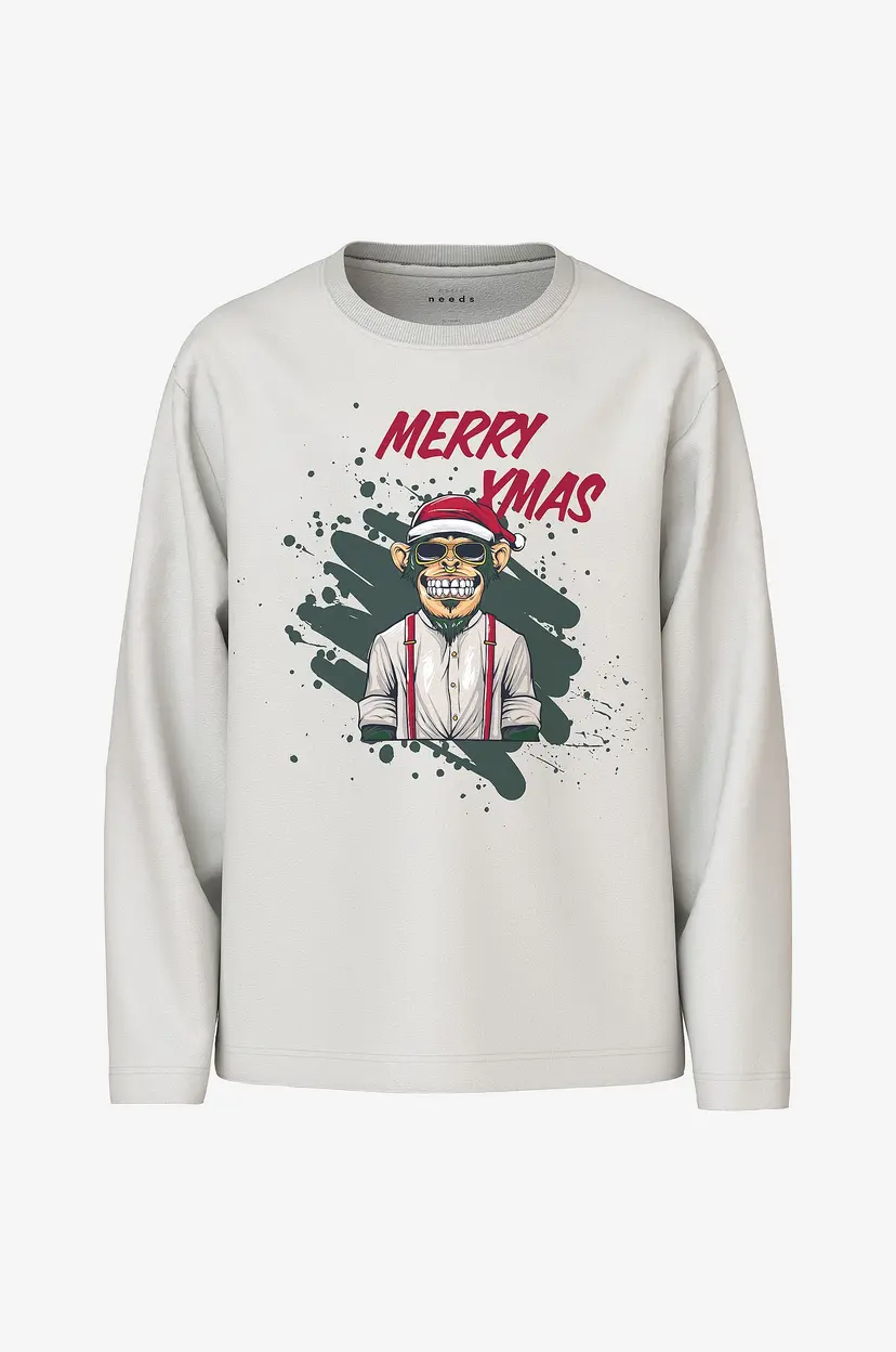 NAME IT T-skjorte nkmVosmas LS Nreg - Hvit