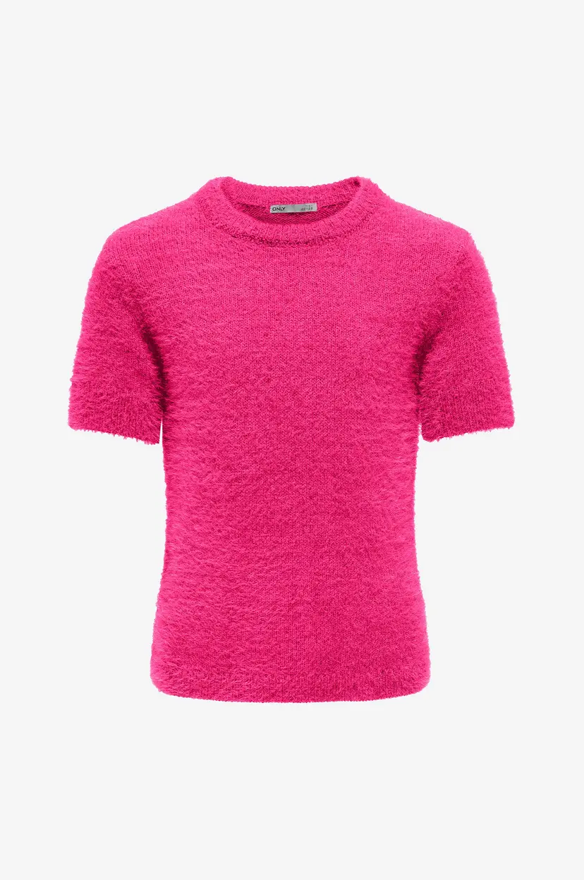 Kids Only Topp kogPiumo S/S O-neck Top Knt - Rosa
