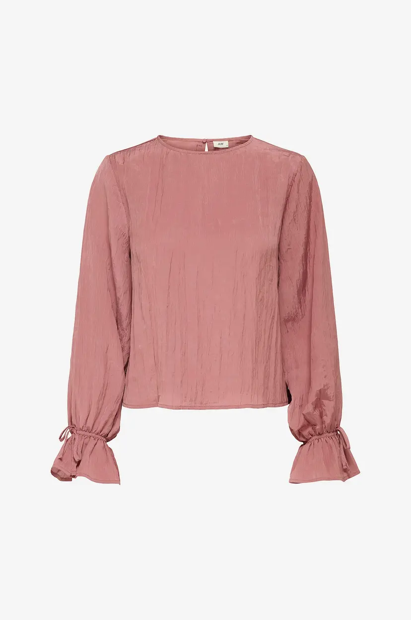 JDY Bluse jdyChloe L/S O-neck Top Wvn Dia - Rosa