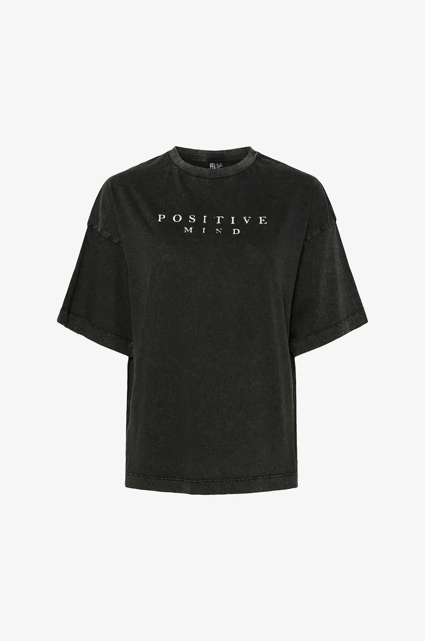 Pieces T-skjorte pcJabriella Oversized T-shirt Jrs B - Svart