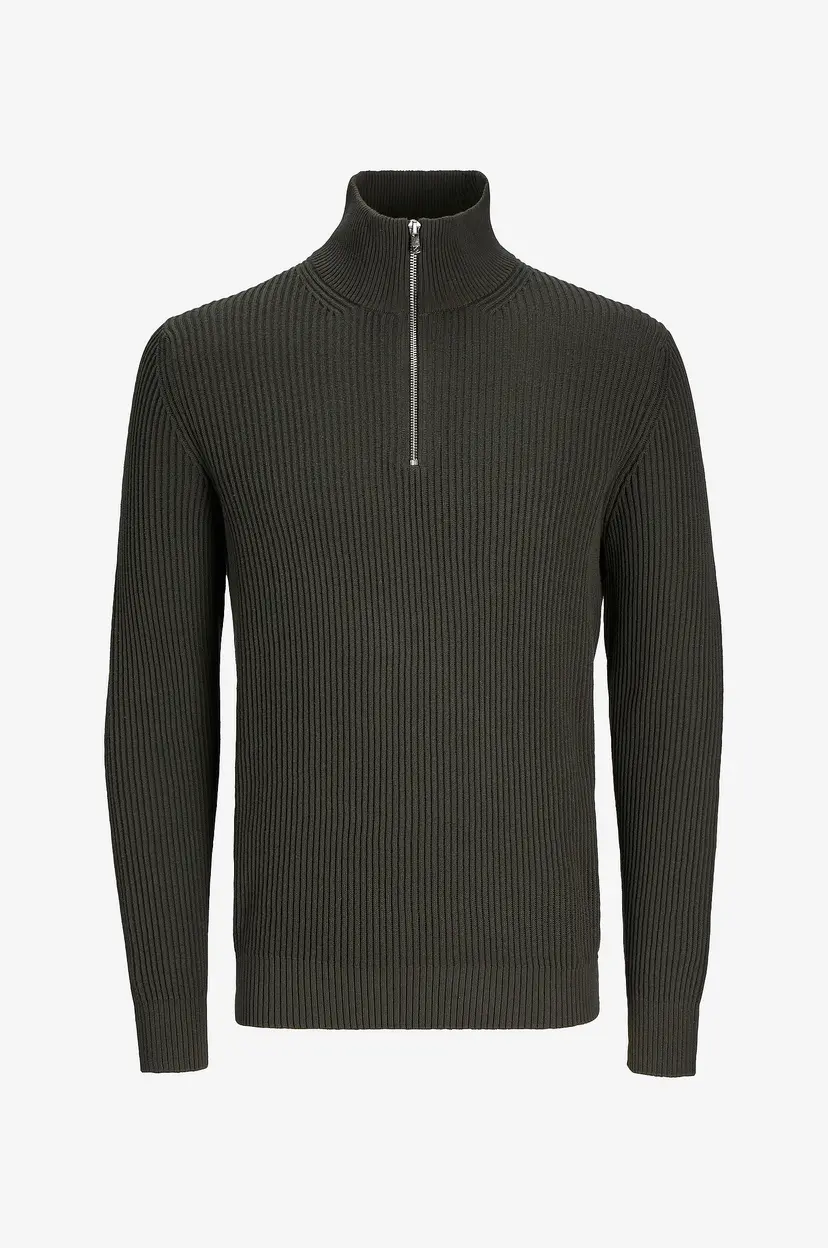 Jack & Jones Junior Genser jprBlaliam Knit Half Zip BF Jnr - Grå