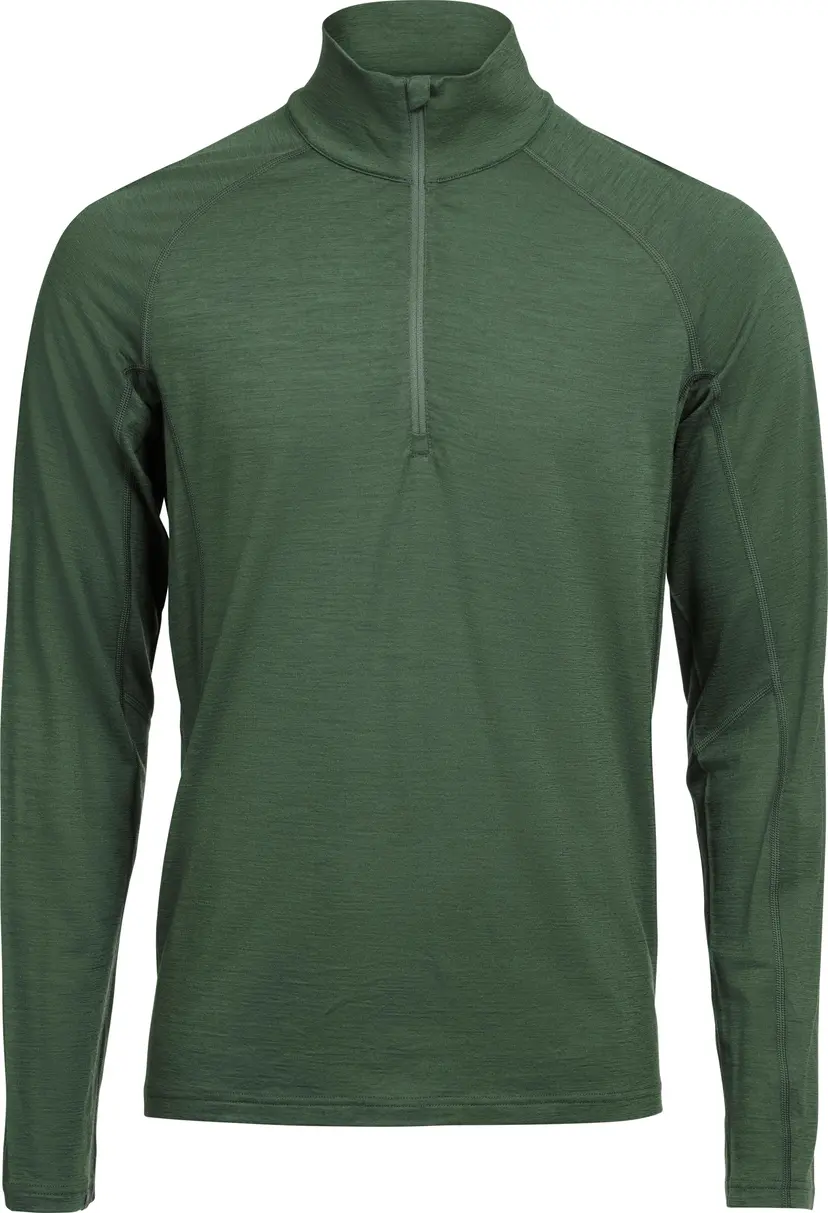 Lundhags Lundhags Men's Gimmer Merino Light 1/2 Zip Thyme Green
