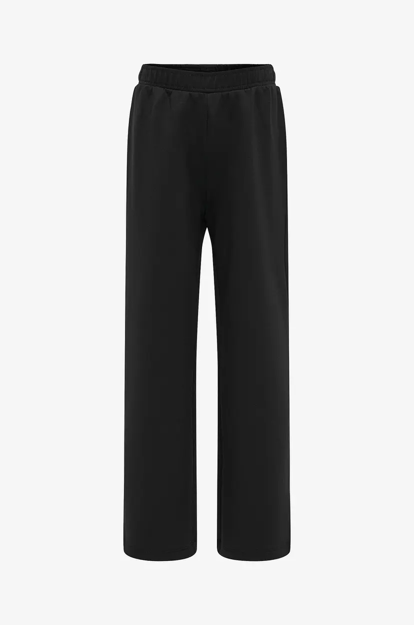 Kids Only Sweatbukser Kogalina Wide Pant Swt - Svart