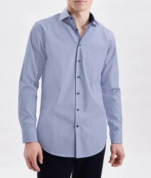 SEIDENSTICKER Seidensticker Regular Fit Striped Business Kent Shirt