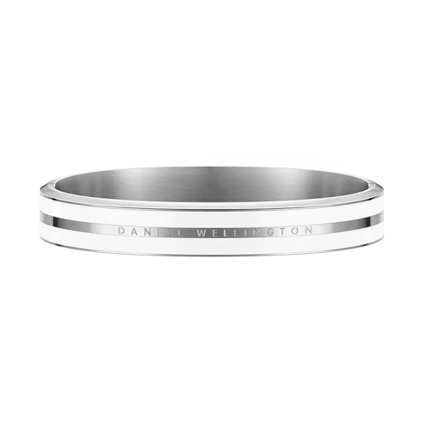Daniel Wellington Silver Bracelet Emalie Infinite Satin White | DW