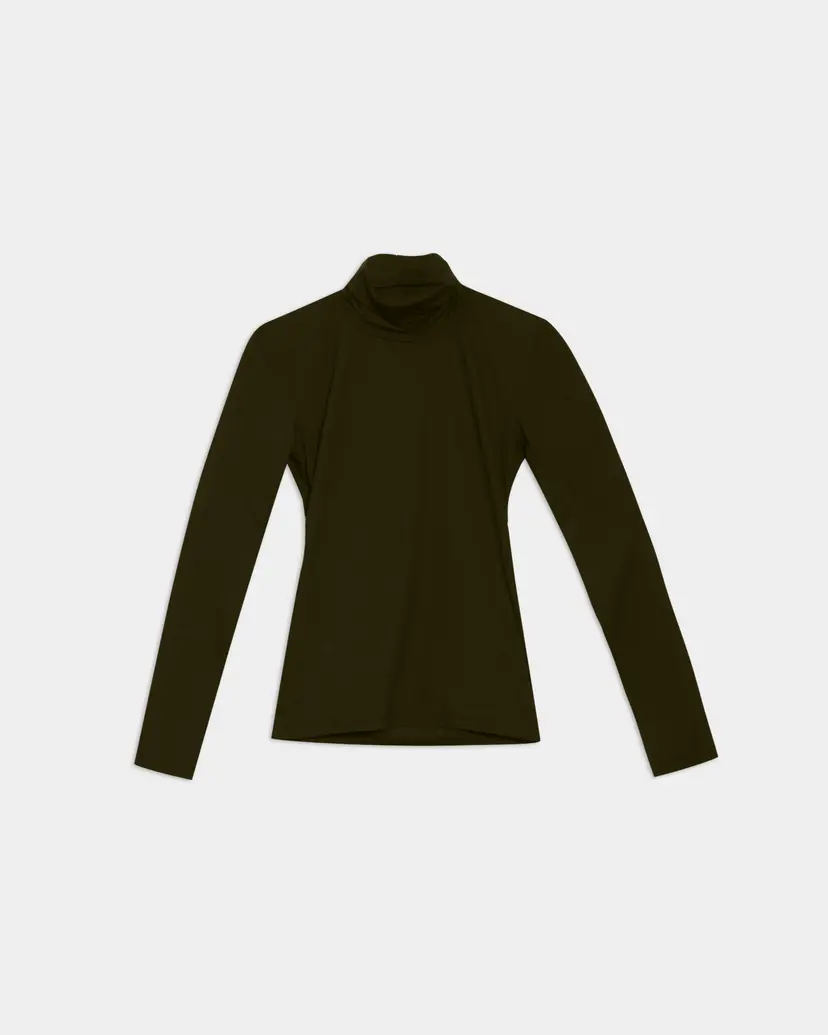 Jijil Jijil JPI25TS170 Green Turtleneck sweater