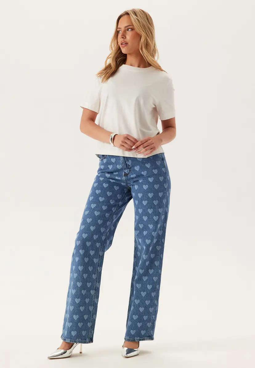 Vero Moda Vmtessa Hr Wide Jeans Print