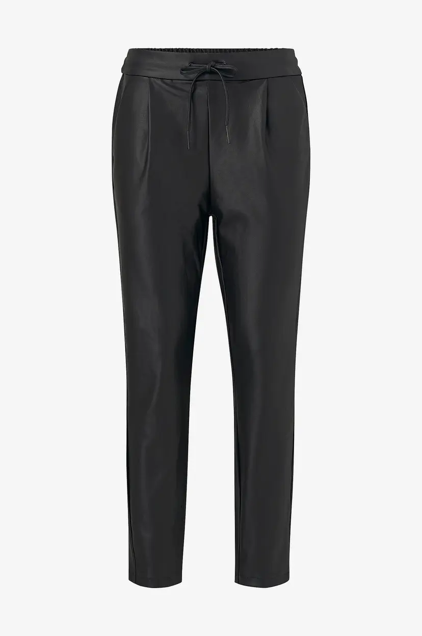 Vero Moda Bukse vmEva Coated Pant - Svart