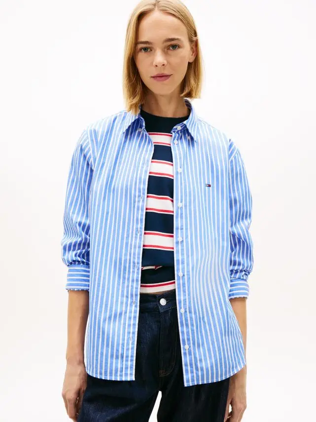 Tommy Jeans TJW REG POPLIN SHIRT EXT