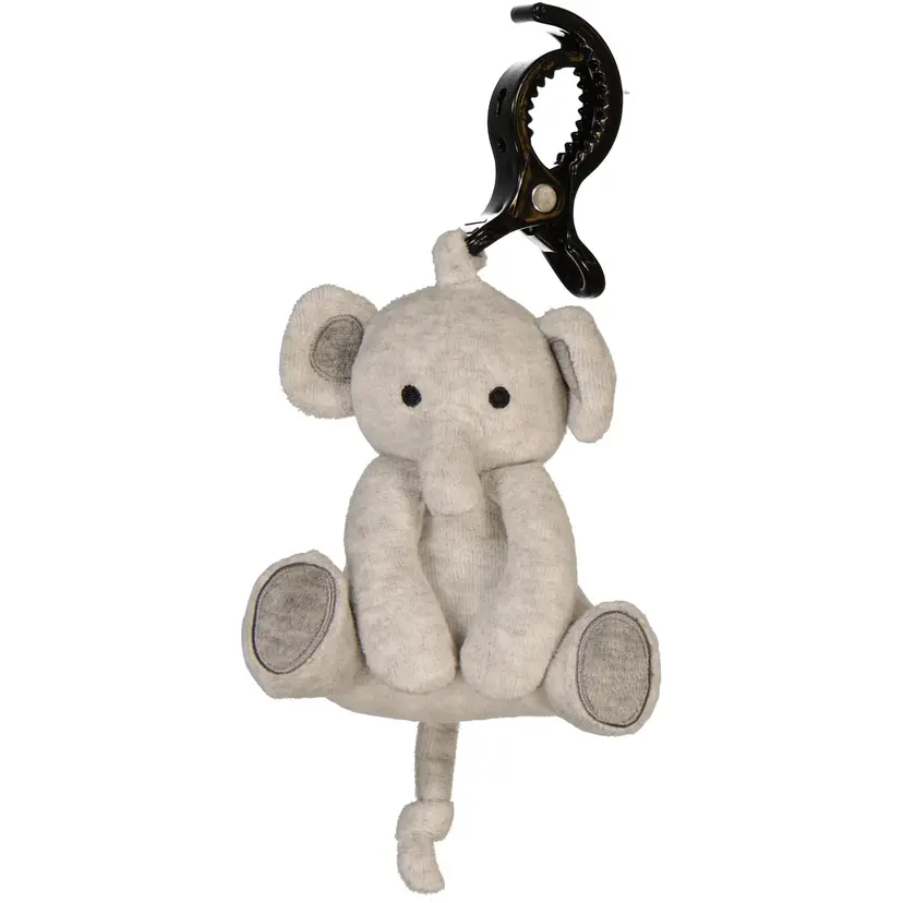 Geggamoja Barnvagnsleksak Grå Elefant