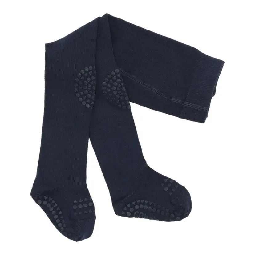 GoBabyGo GoBabyGo - Strømpebukse Antiskli Organic Navy Blue