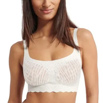 Sloggi Sloggi BH ZERO Feel Bliss Top Hvit Small Dame