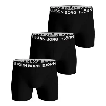 Björn Borg Björn Borg 3P Bamboo Cotton Blend Boxers Svart X-Large Herre