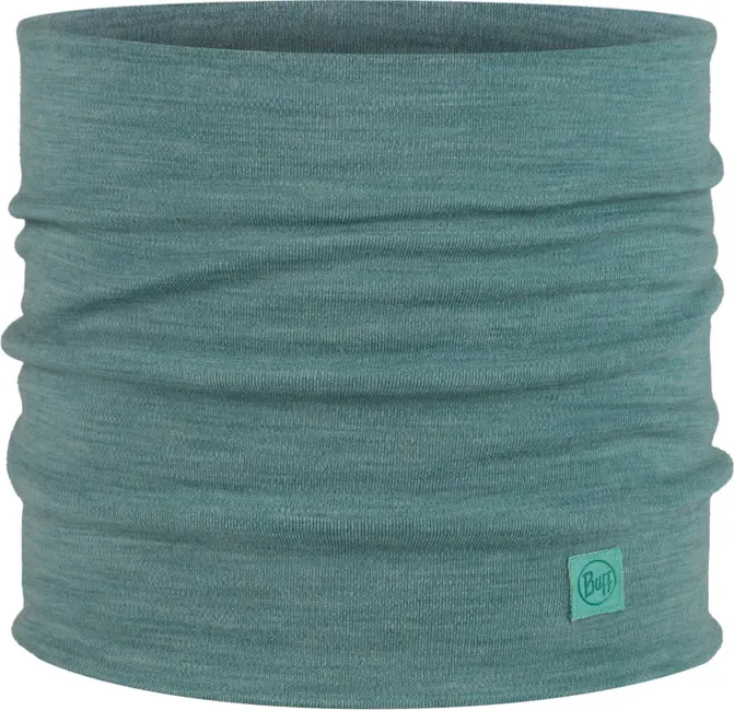Buff Buff Merino Heavyweight Neck Warmer Solid Pool