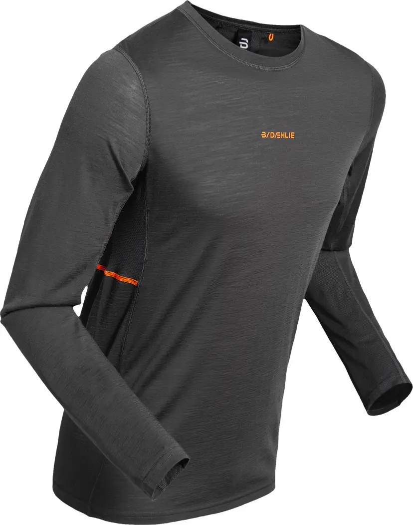 Dæhlie Dæhlie Men's Performance Wool Long Sleeve Obsidian