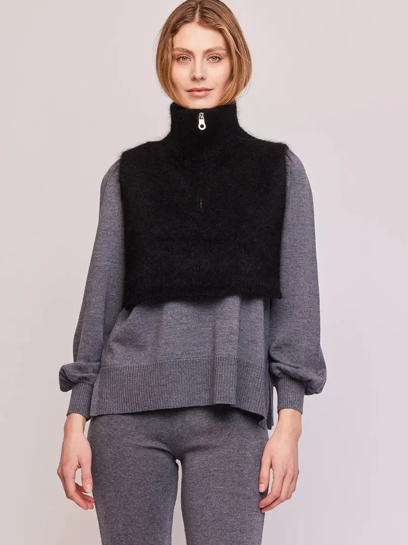 ella&il Belinda Chunky High Neck Black