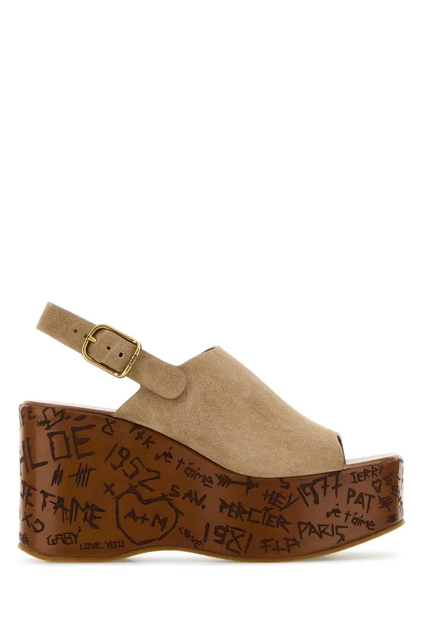 Chloé Chloé Wedges – Beige