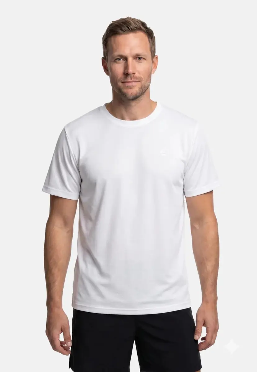 DANISH ENDURANCE Mændens hurtigtørrende Running T-Shirt af Danish Endurance, Hvid, M