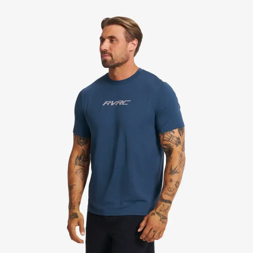 RevolutionRace Direction Active T-shirt Herre Insignia Blue