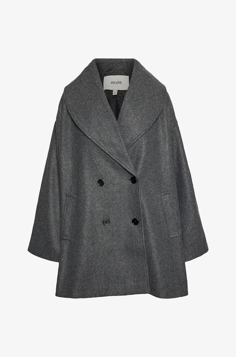 Vero Moda Kåpe vmLondyn LS Coat Vma - Grå