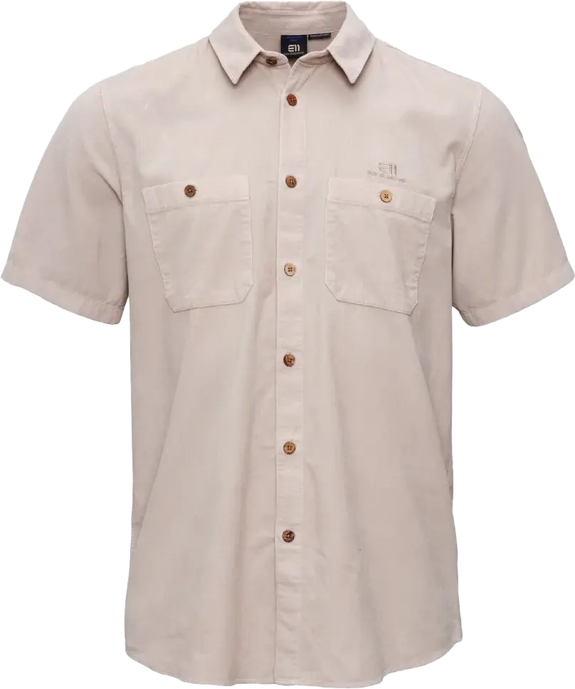 Elevenate Elevenate Men's Estate Cord Shirt Latte