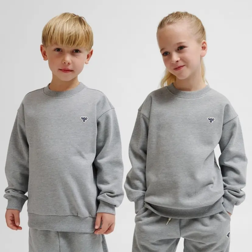 Hummel Barn Hummel - Genser Loose Crewneck Bee Grey Melange