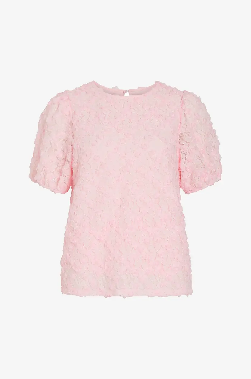Vila Blondebluse visasha O-neck - Rosa