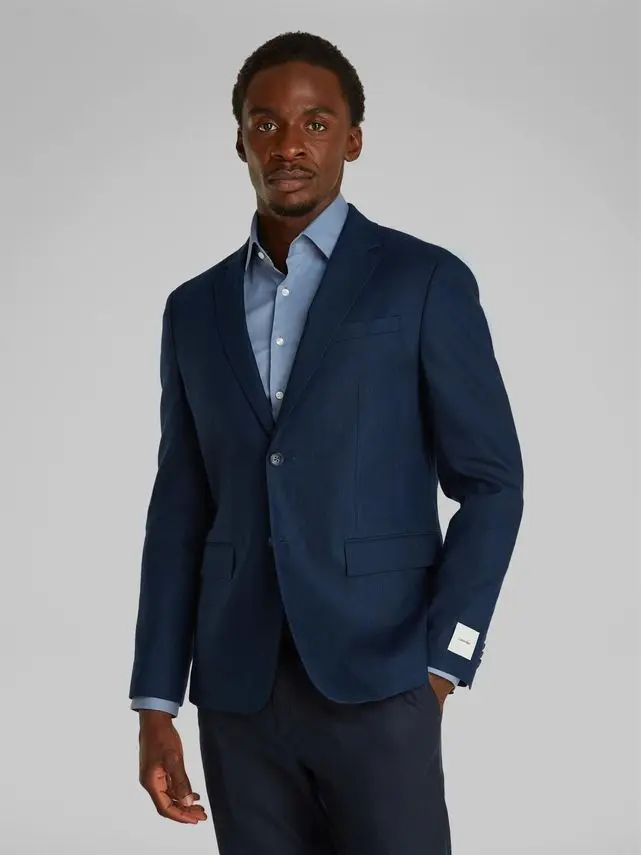 Calvin Klein LINEN LYOCELL STRETCH BLAZER