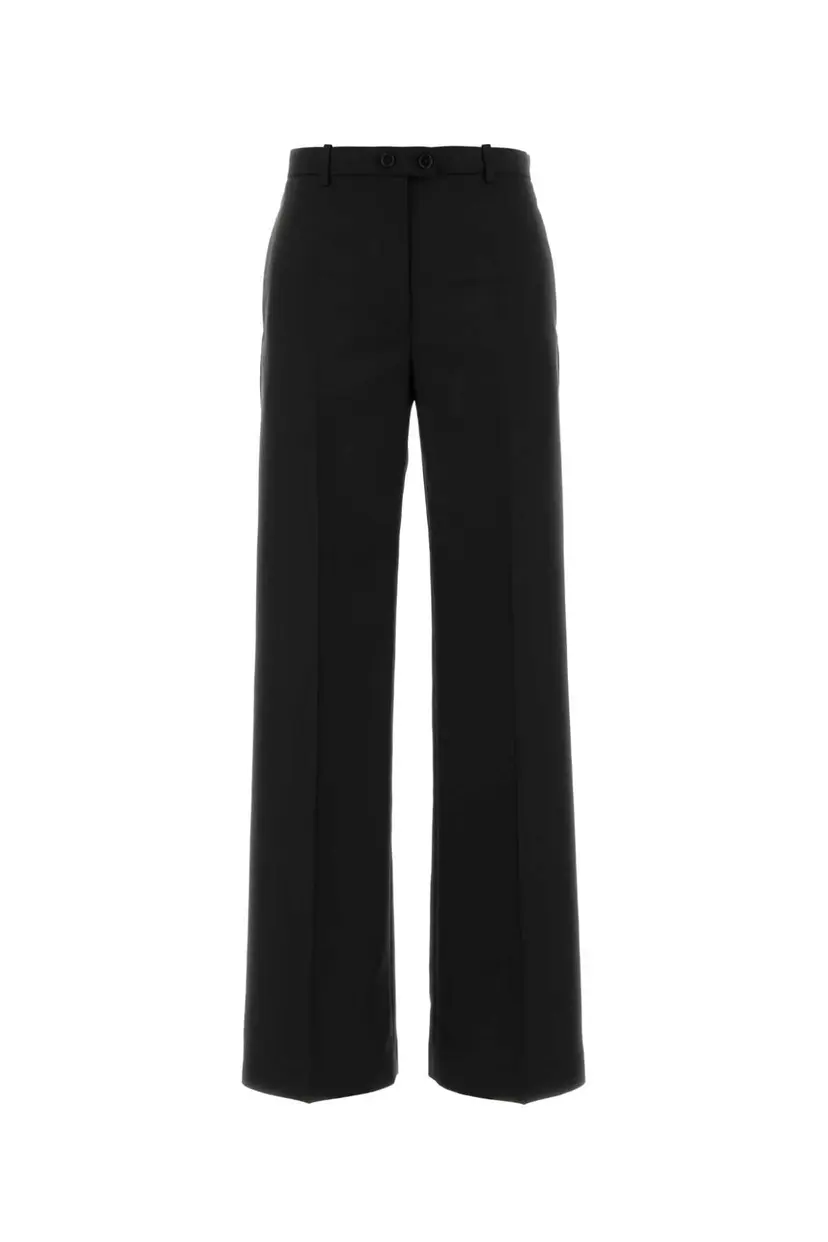 Jil Sander Jil Sander Vide bukser – Svart