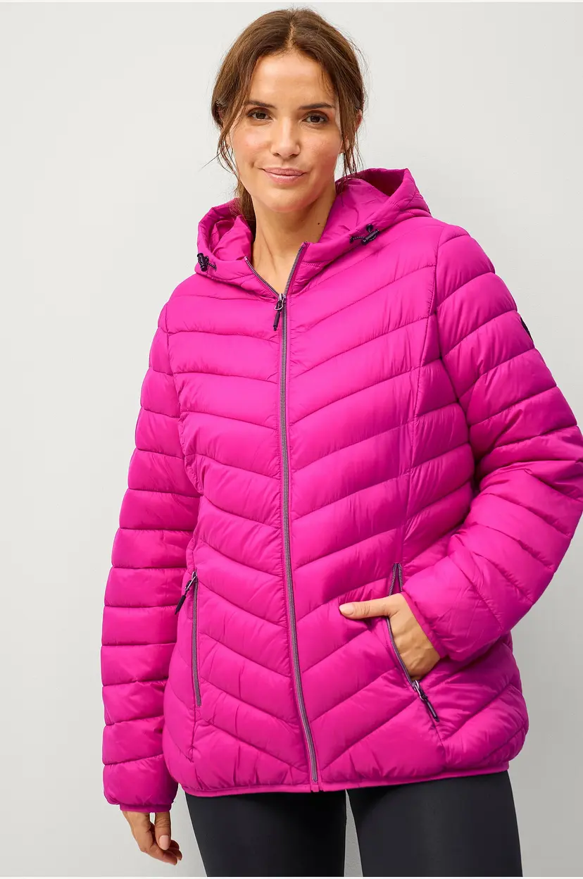 Zizzi Jakke caSally L/S Jacket - Rosa
