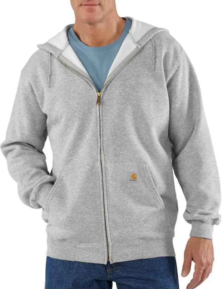Carhartt Workwear Carhartt Workwear Carhartt M's Zip Hooded Sweatshirt Heather Grey