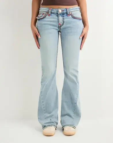 True Religion True Religion - Blå - Joey Low Rise Flare Flap Sup T_