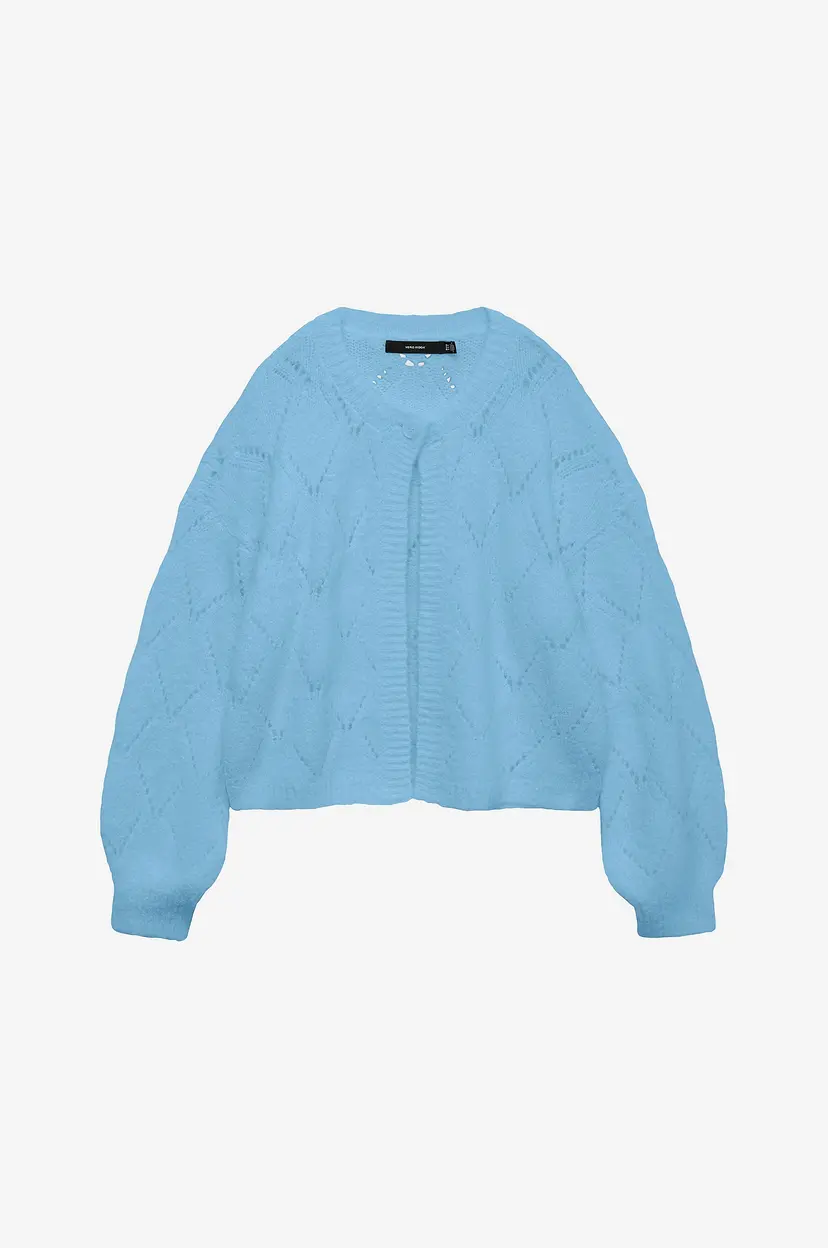 Vero Moda Genser Vmnovah LS Button Cardigan Exp - Blå