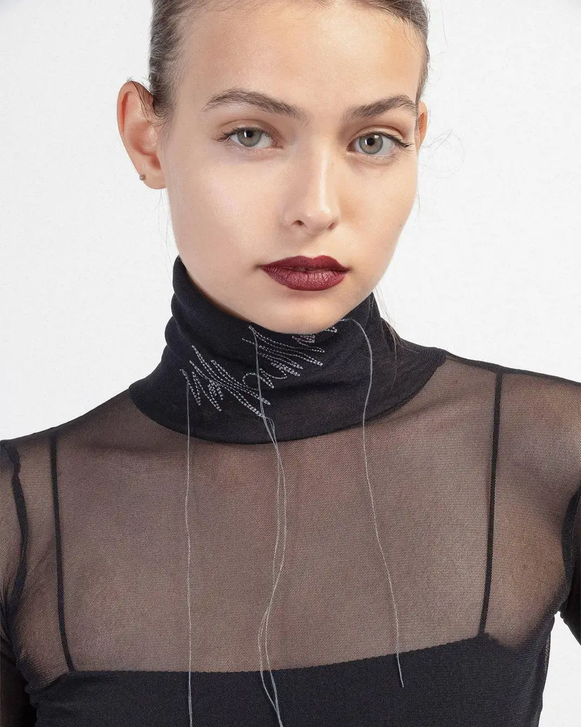 Nu Camisola gola alta Nu K2411026 Preto